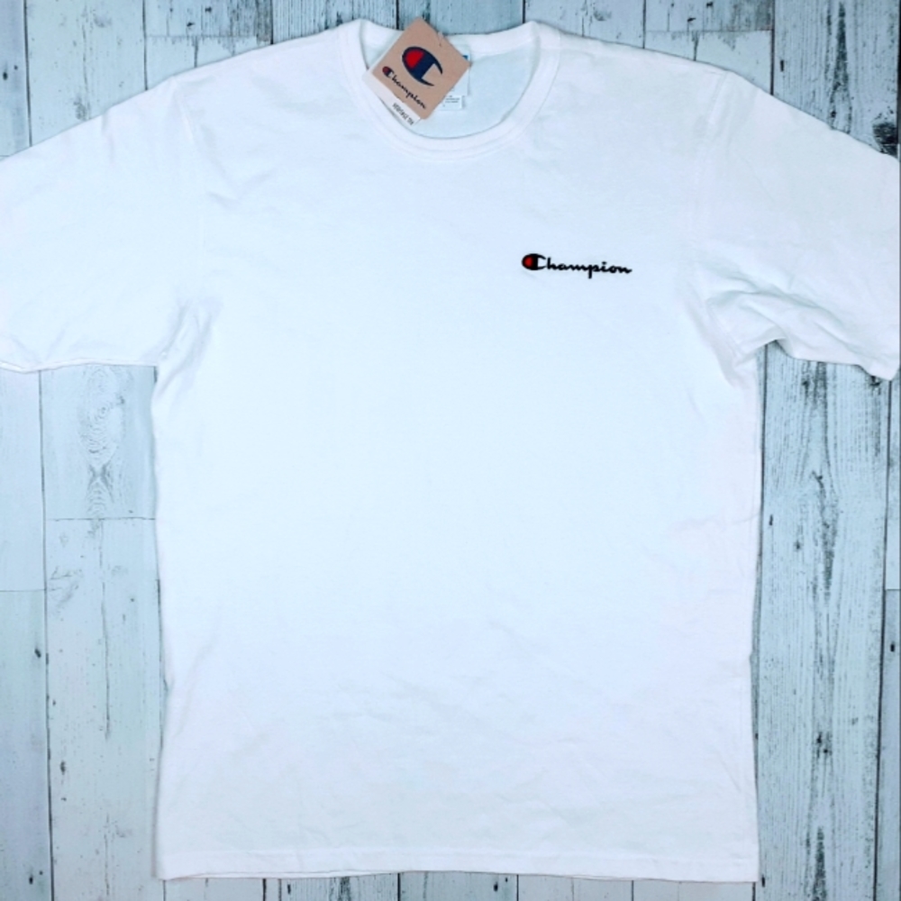 NEW Champion Heritage Tee Shirt Short Sleeve Tshirt Mens Large Stitched Logo NWT